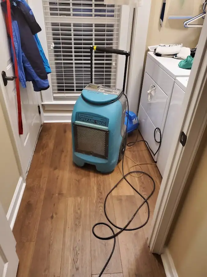 Commercial dehumidifier deployed for Flood Damage Cleanup in North Canton